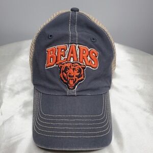 Chicago Bears '47 Navy Blue Trawler Clean Up SnapBack Trucker Hat Mesh